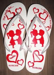 Chinelo personalizado / Casamento